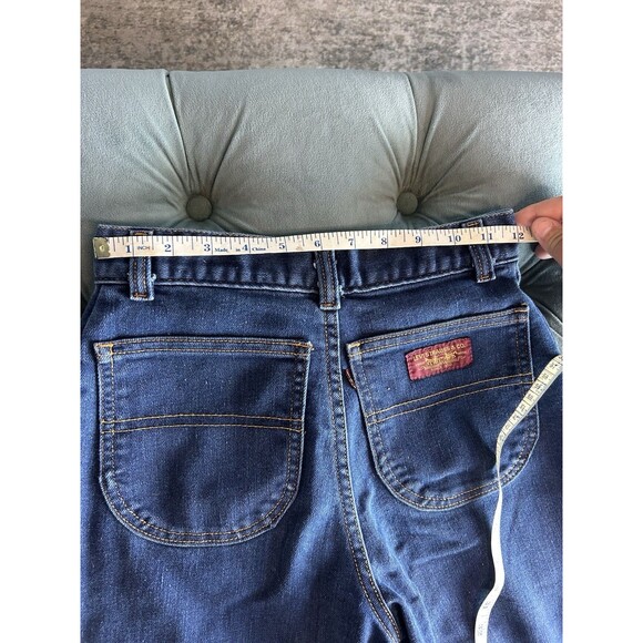 Vintage 70s Levis Jeans USA Made High Waist Wide Leg Own History - Picture 10 of 14
